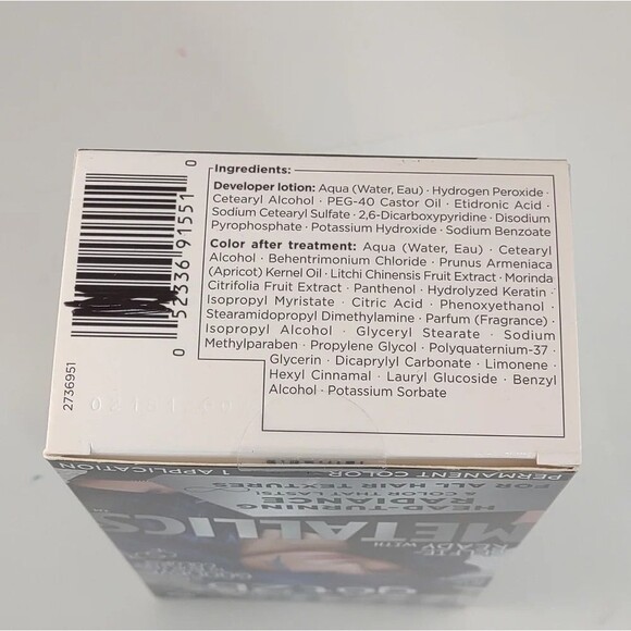 Got2B Hair Color Blue Mercury Metallics NWT Schwarzkopf - Picture 7 of 10